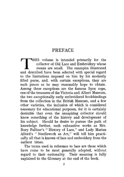 The lace & embroidery collector. A guide to collectors of old lace and embroidery | R.E. Head