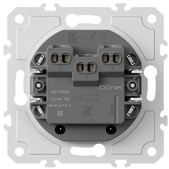 Механизм выключателя В2 (простого),  10A 250В~,  серия DB
