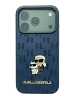 KARL LAGERFELD силикон с кожей MagSafe iPhone 17 Pro Max
