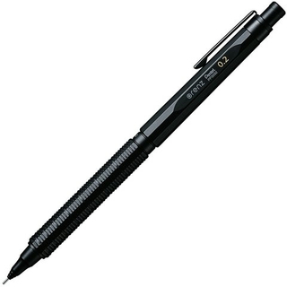 Механический карандаш 0,2 мм Pentel Orenz Nero + грифели Pentel Ain 0.2 HB C272WG2