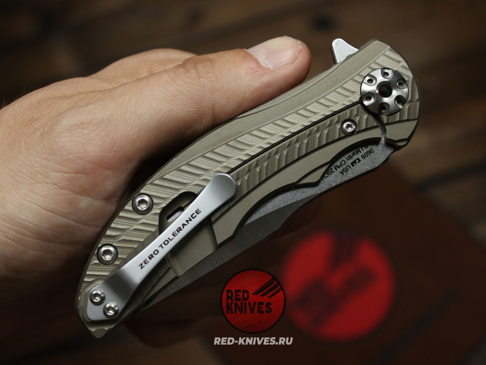 Нож Zero Tolerance 0609 A+++ - рукоять титан RK-509