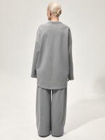 Толстовка "Бетон". Серая