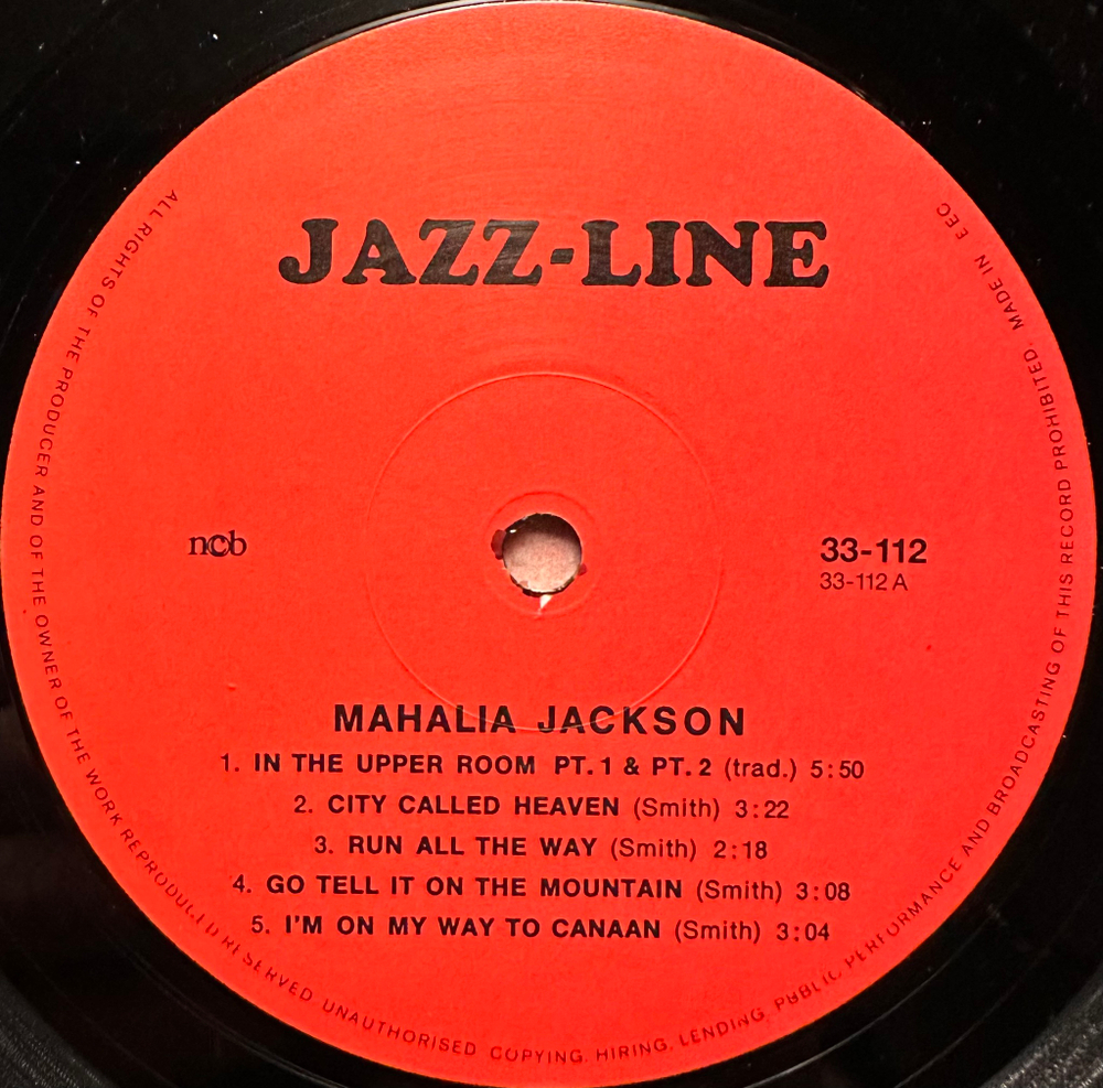 Mahalia Jackson - Mahalia Jackson 3LP (Европа 1984г.)