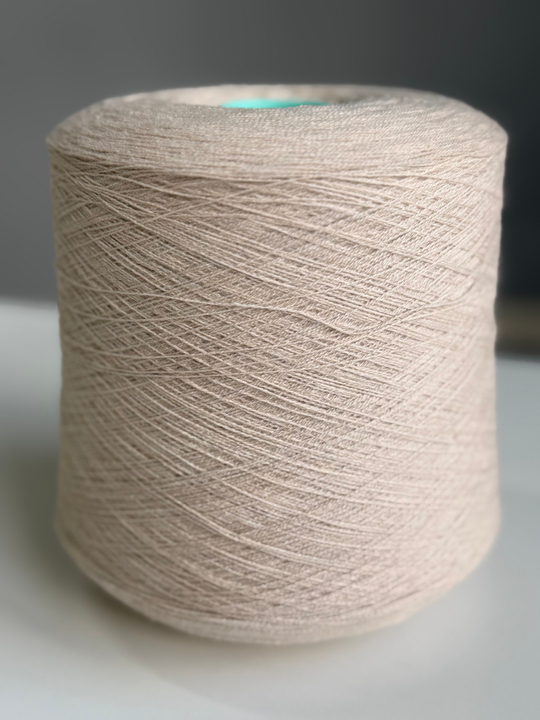 Пряжа Botto Giuzeppe slowool light 2/30 (100% мериносовая шерсть гребенная),  1500м/100гр, перламутровый бежевый