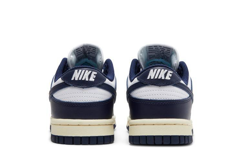Кроссовки Nike Dunk Low "Midnight Navy And White" (Женская размерная сетка)