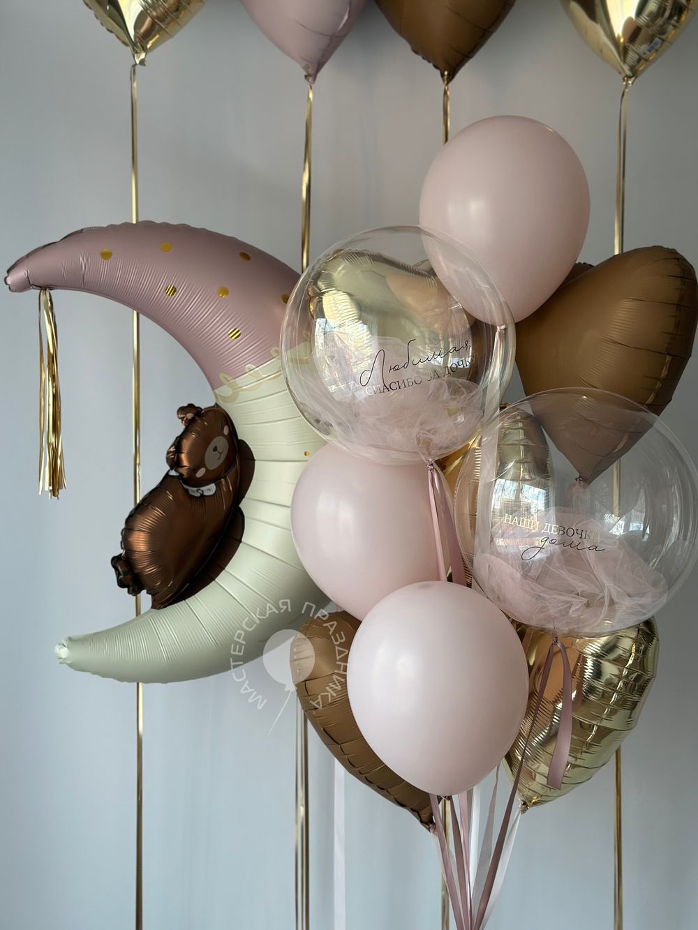 Воздушные шары на выписку для девочки №8766  Изображение7