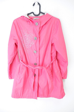 Ветровка "Модная коллекция" с поясом на 10-11 лет