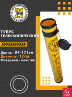 Тубус пластиковый телескопический, длина от 84 до 154 см