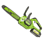 Цепная пила аккумуляторная Greenworks Арт. 2007007UB,  30см, бесщеточная, c 1хАКБ 4 Ач и ЗУ