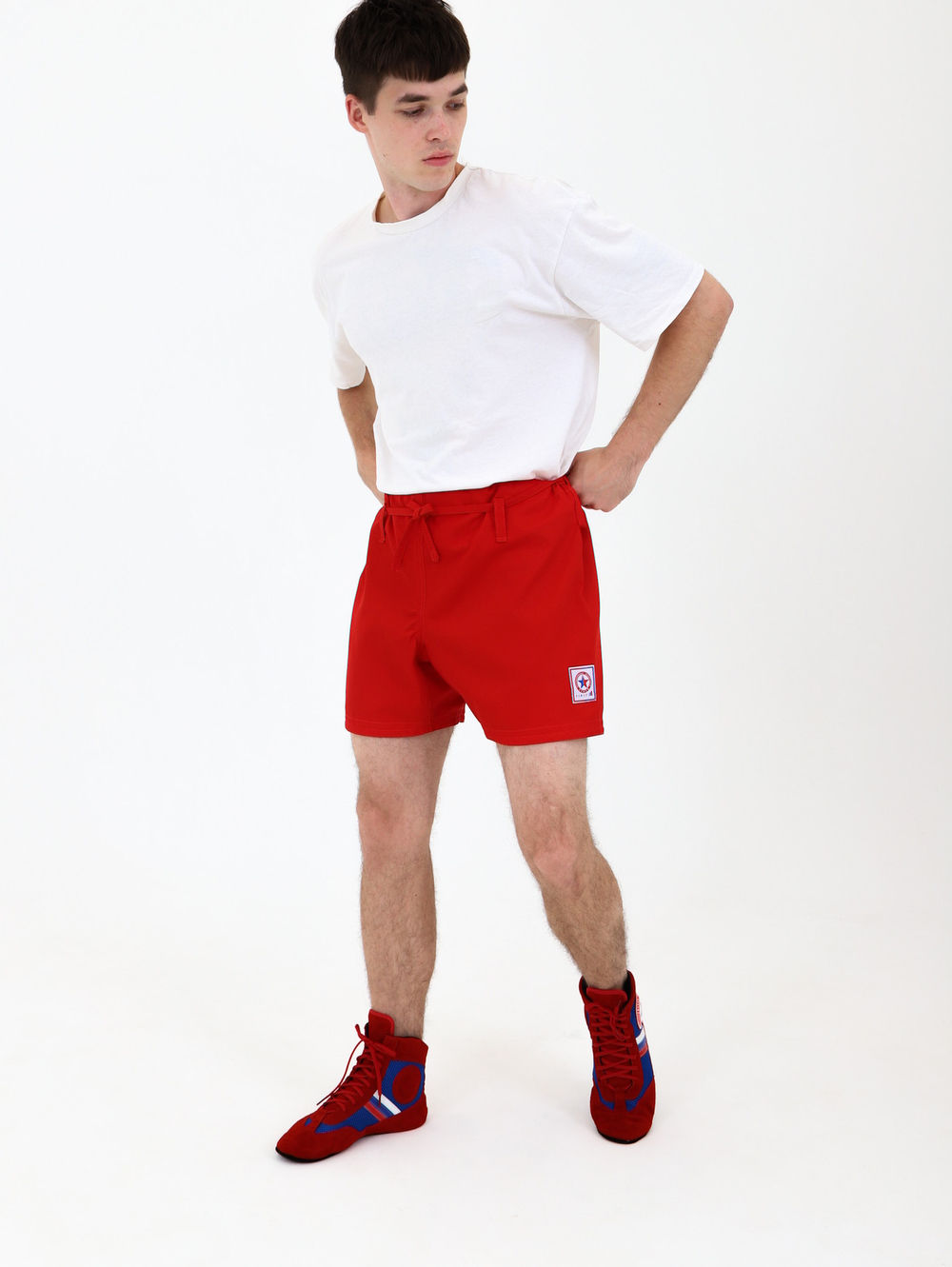 Шорты для боевого САМБО красные