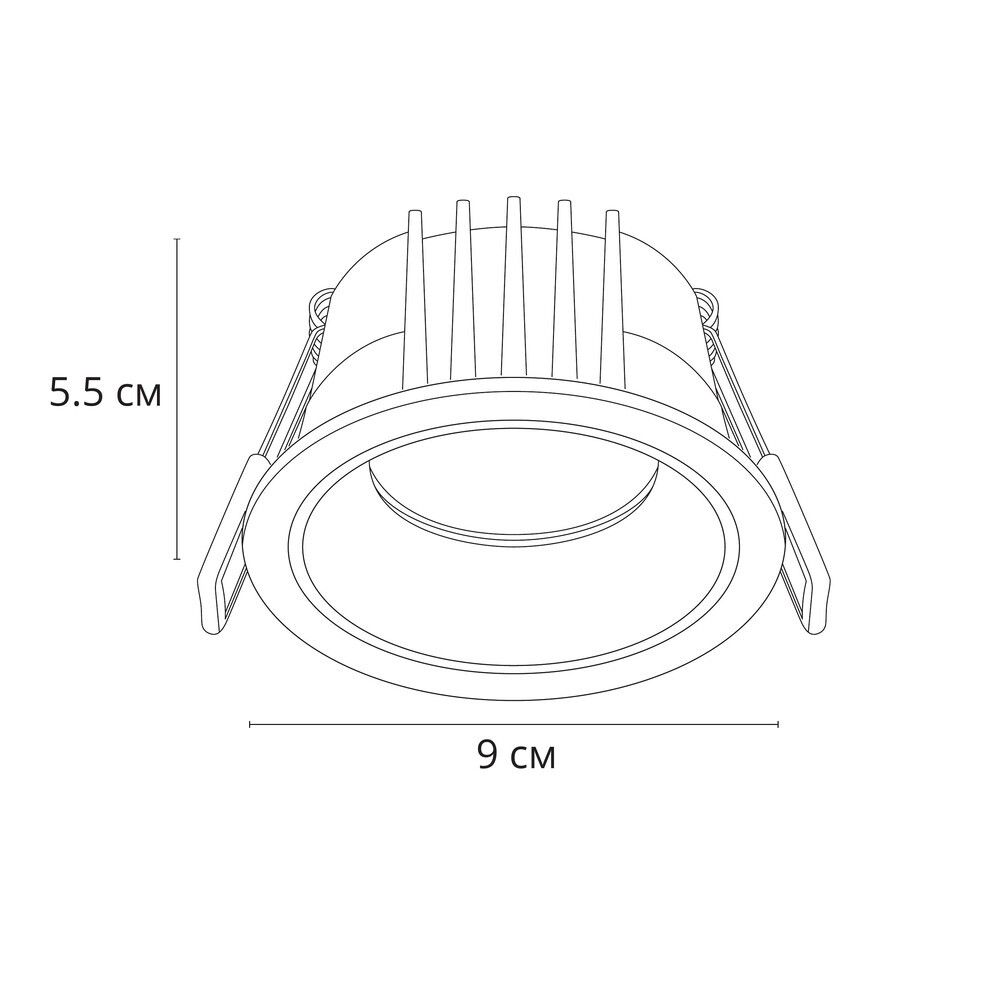 Точечный встраиваемый светильник Arte Lamp