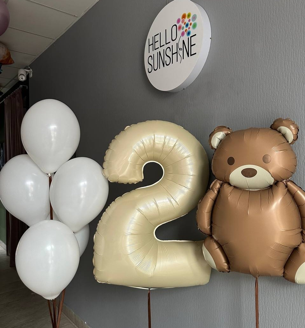 Набор шаров Мишка милашка