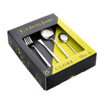 Набор столовых приборов globe, серебристые, 16 пред.