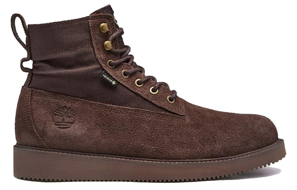 Timberland 6 Inch Premium Waterproof Vibram Wide Fit Boots "Dark Brown"