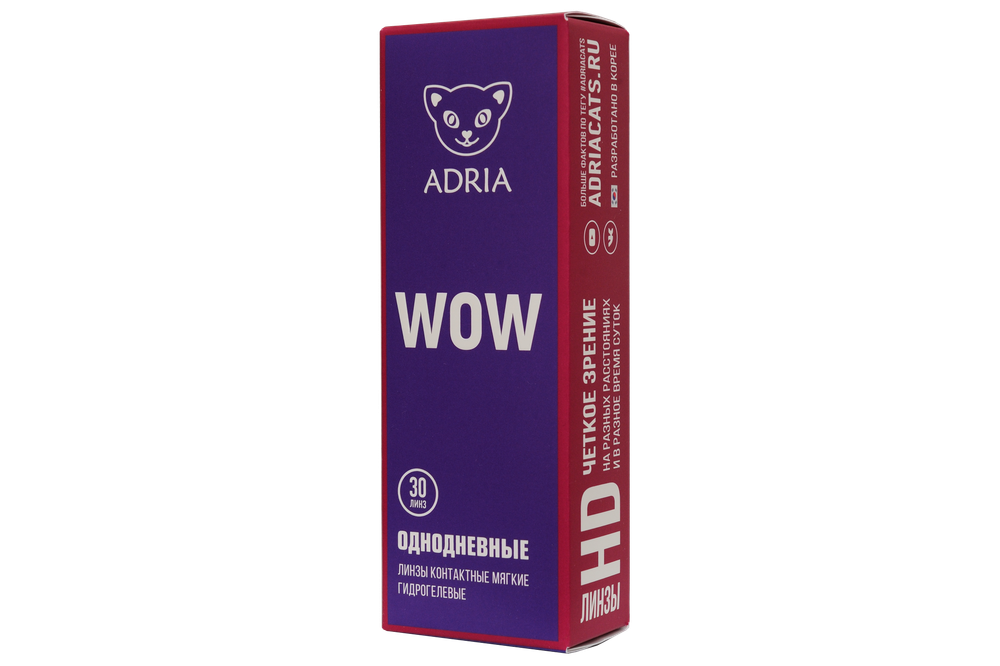 Однодневные контактные линзы Adria WOW (уп. 30 линз)