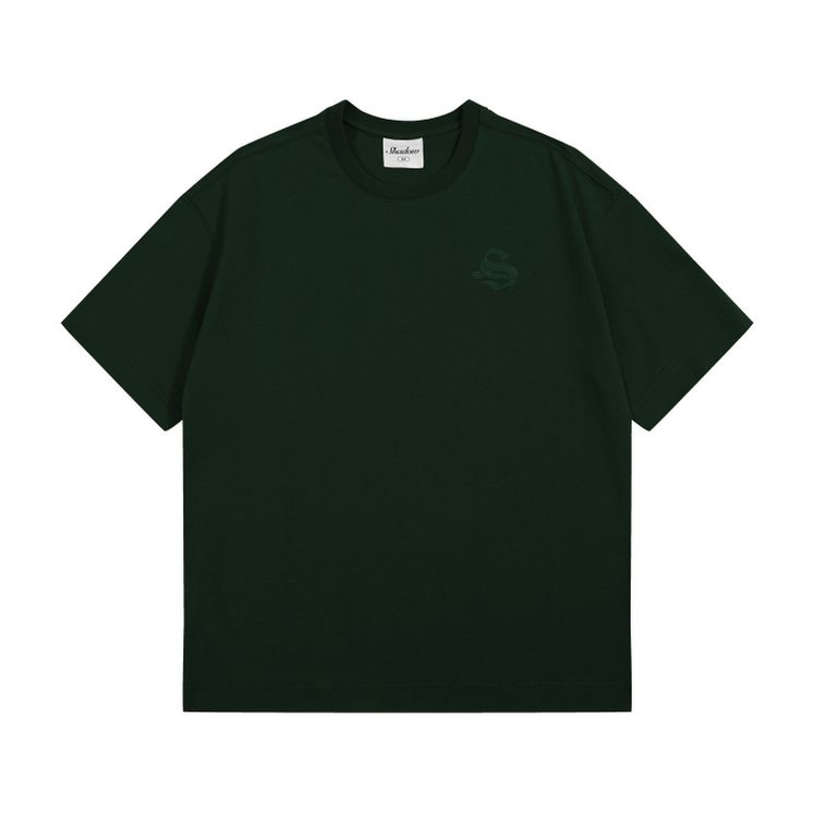 Футболка SHADOW Heavy Over PUFF, темно-зеленый