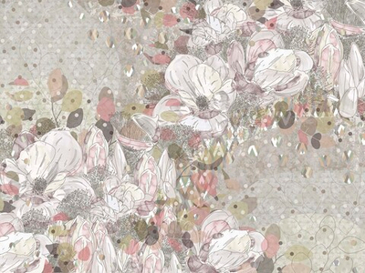 Дизайнерские обои Wall Street Pattern Flower