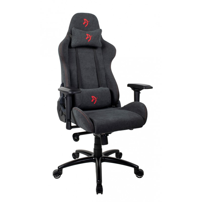 Компьютерное кресло (для геймеров) Arozzi Verona Signature Soft Fabric - Red Logo (VERONA-SIG-SFB-RD)