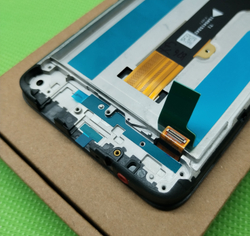 Tecno Spark 7 (KF6n) - Дисплейный модуль в сборе с тачскрином (в рамке) (АСЦ)