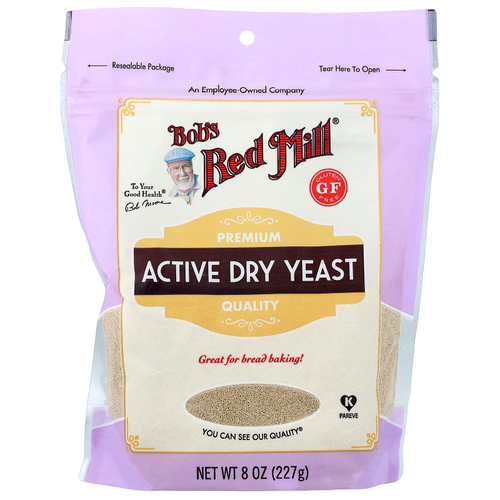 Bob's Red Mill, Активные сухие дрожжи, без глютена, 227 г (8 унций)