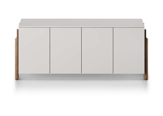 Тумба Basic 4 двери ширина 170 см (дымка)