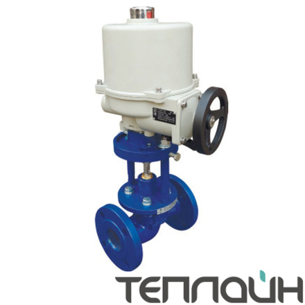 Клапаны питания котлов дисковые Энерготехномаш КРП-50Мд с электрическим исполнительным механизмом DN 50/80 PN 16/25