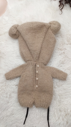 Комбинезон мишки коричневый