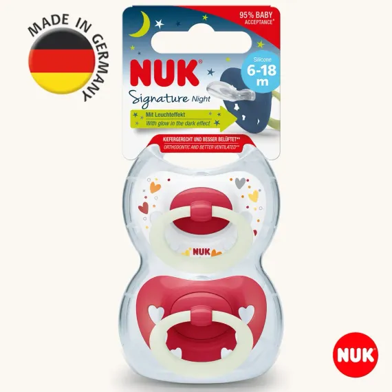 Пустышка Nuk силикон ортодонтическая 2 шт.