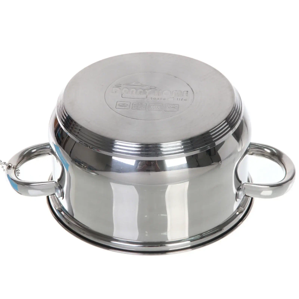 Кастрюля из нержавеющей стали OLIVIA 2,7л, индукция, DH12-18