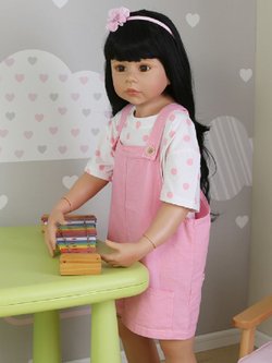 Кукла Реборн ростовая 98см в пакете (FA-260)