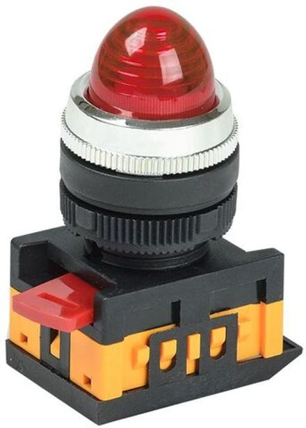 Лампа светосигнальная AL-22 d22мм 240В красн. цилиндр неон IEK BLS20-AL-K04