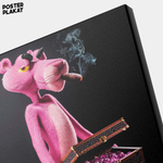 Картина для интерьера Розовая Пантера / Pink Panther на холсте, персонаж фильма, холст с печатью на подрамнике, на стену, Постер Плакат