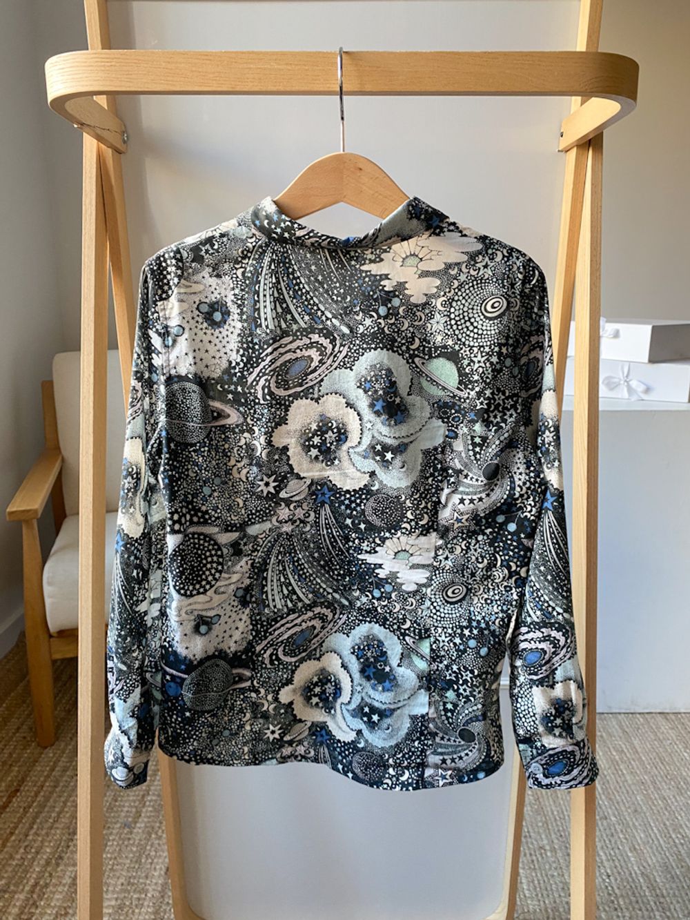 Хлопковая блузка Bonpoint, 128