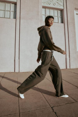 ZARA БРЮКИ С ШИРОКИМ ДВОЙНЫМ ПОЯСОМ, МОККО