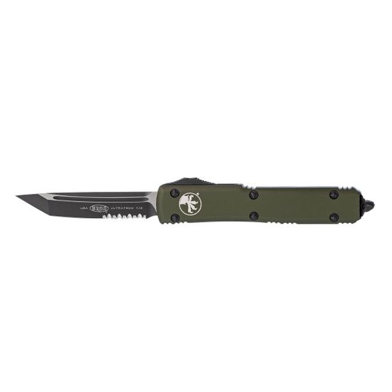 Автоматический нож Microtech Ultratech 123-2OD c клинком из стали Böhler M390 Microclean®, рукоять алюминий