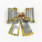 Бант Бабочка 3,2см Набор 8 шт двойной зеркальный (Микс)