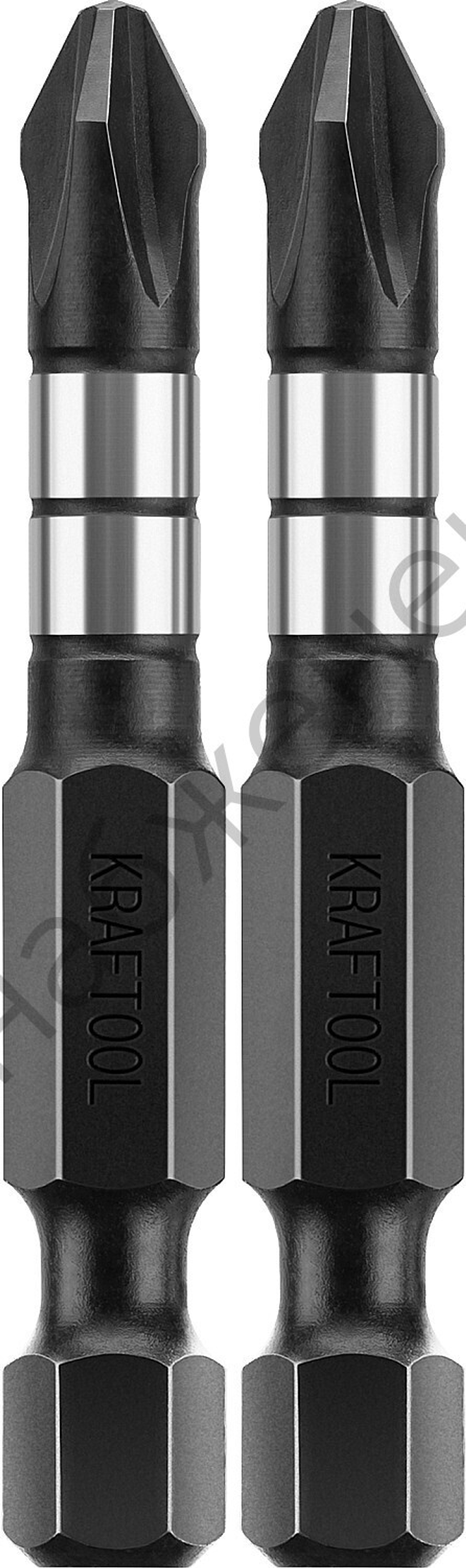 KRAFTOOL Impact Pro PH 2, 50 мм, 2 шт, Ударные биты (26191-2-50-S2)