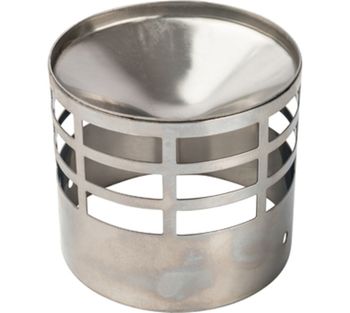 Элемент дымохода решетка из нержавеющей стали DN80 для дымоотводящей трубы