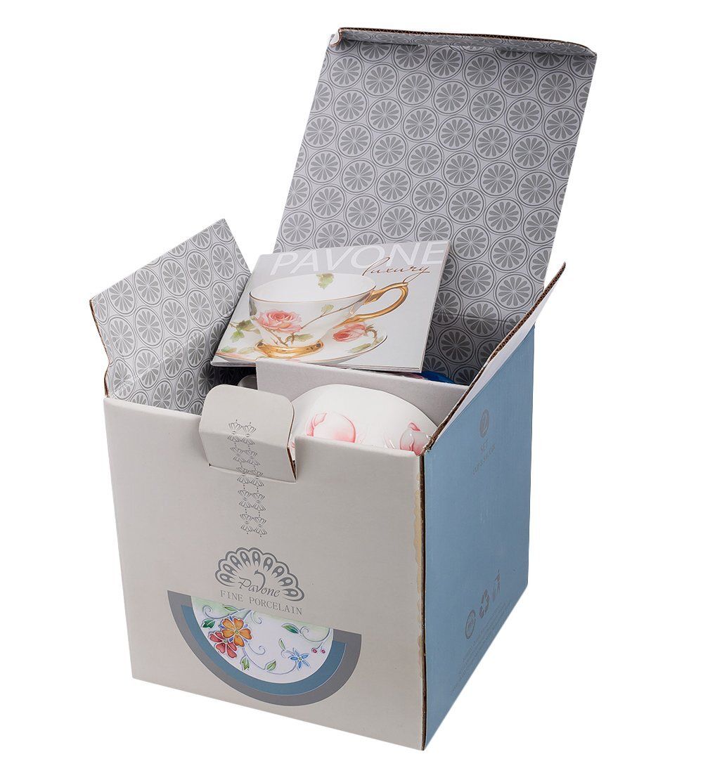 Pavone JS-02 Чайный набор на 2 перс. «Цветущая сакура»