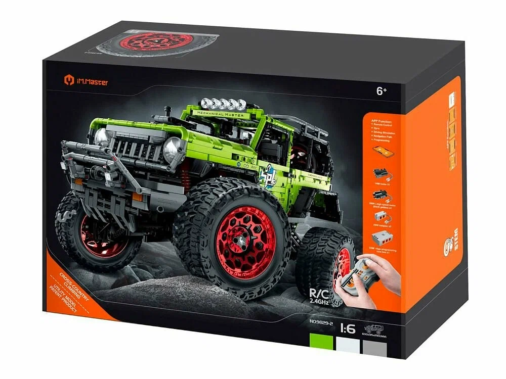 Конструктор Автомобиль с дистанционным управлением для скалолазания по бездорожью 1:6
