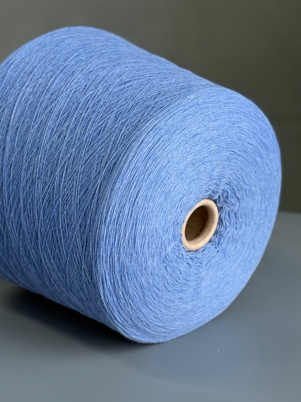 Пряжа Lanerossi ALBANY, 1/15 (100% мериносовая шерсть кардная),1500м/100гр, ярко-голубой меланж