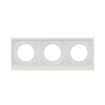 Рамка 3 поста IP44, KANT, белый песок
