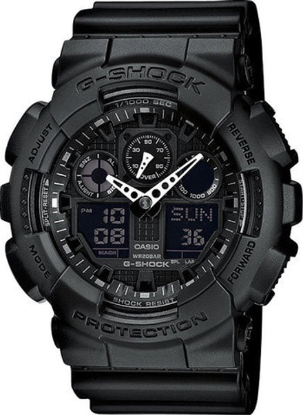 Gshock black watch best sale