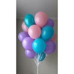 Готовый набор шаров с гелием, гелиевые шары, связка воздушных шаров с гелием, шары с гелием, шары ассорти с гелием