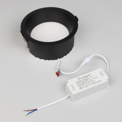 Светильник MS-DROP-BUILT-R158-30W Day4000 (BK, 90 deg, 230V) (Arlight, IP54 Металл, 5 лет) 041498