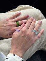 Кольцо Bubble, стекло