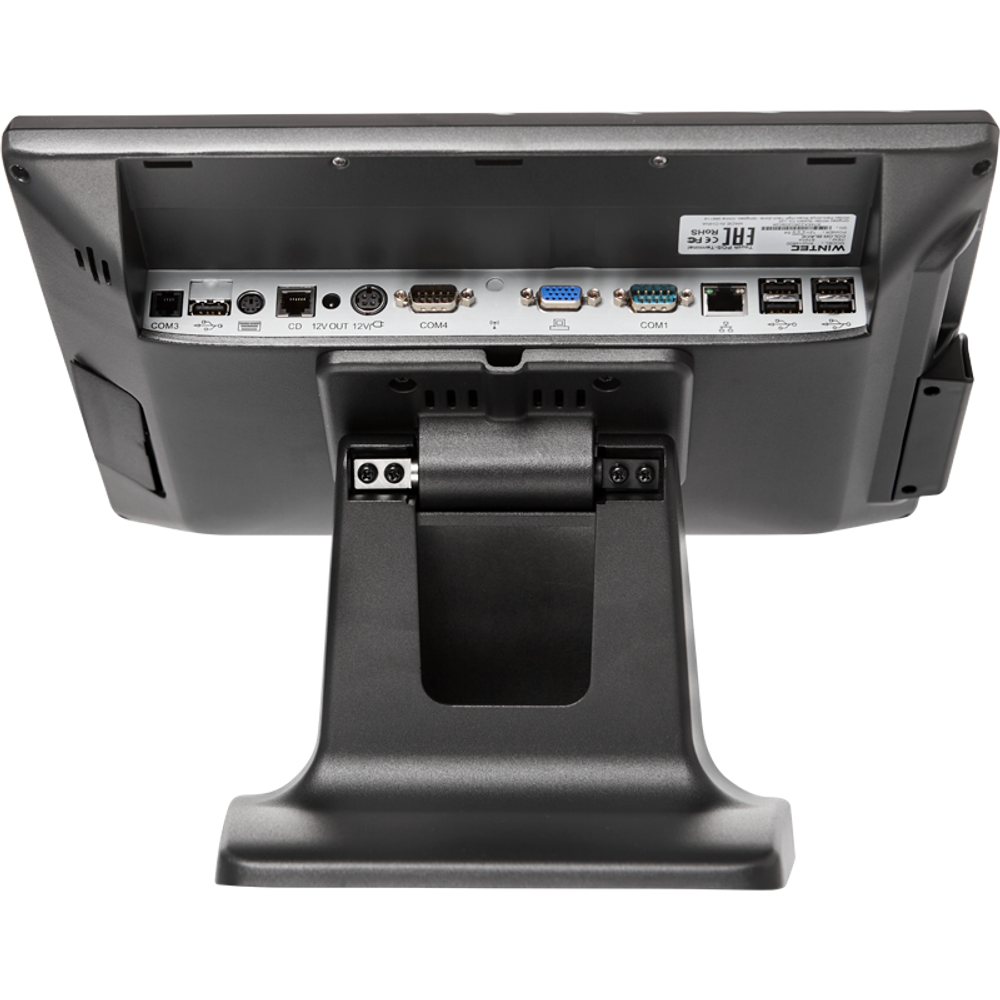 Сенсорный терминал Wintec Anypos600 15" (6791A, Intel Core i3-7020U (V.2), DDR3 4 Гб, SATA 128 Гб, Черный, Ридер, Без ОС, арт. 6791A-034P-B10x-22)