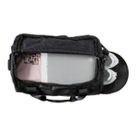 Li Ning Training Series Polyester Travel Bag, Handbag, Shoulder Bag, Crossbody Bag, Gym Bag Regular Unisex Pure Black