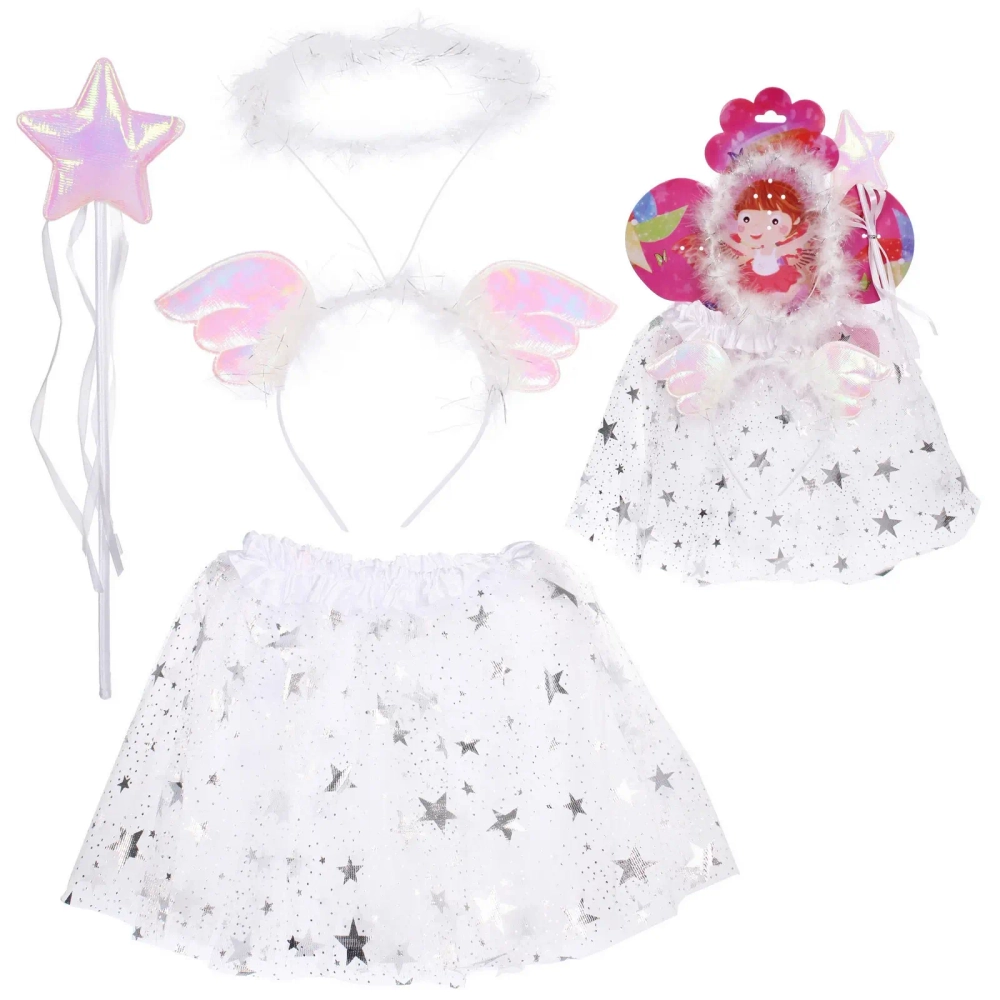 Карнавальны костюм «Звездное небо» (юбка,ободок,волшебная палочка)