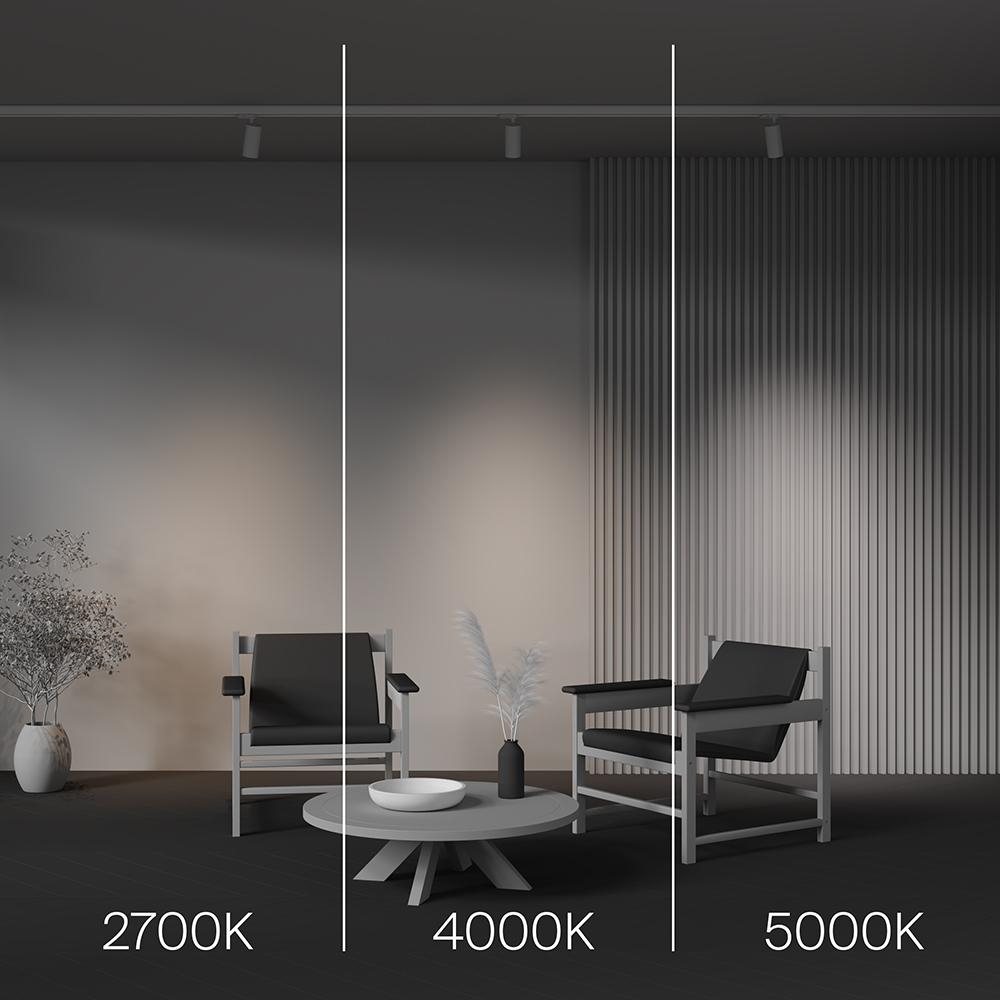 Трековые светильники трёхфазные Focus Zoom Trinity 2700K 20Вт 15-60°